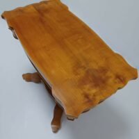 Antiker Biedermeier Salontisch Kirsche – Bild 4