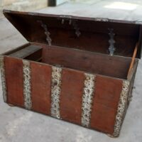 Barock Runddeckeltruhe – Bild 2