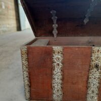 Barock Runddeckeltruhe – Bild 3