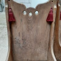 Antike Armlehner aus Eiche – Bild 4