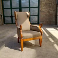 Biedermeier Ohrensessel