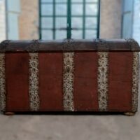 Barock Runddeckeltruhe