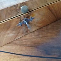 Antike Biedermeier Schminkschatulle – Bild 5