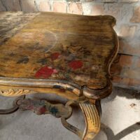 Antiker Louis-Philippe Konsoltisch bemalt – Bild 4