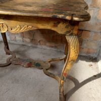 Antiker Louis-Philippe Konsoltisch bemalt – Bild 7
