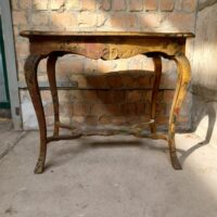 Antiker Louis-Philippe Konsoltisch bemalt