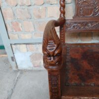 Antiker Barock Armlehner – Bild 3