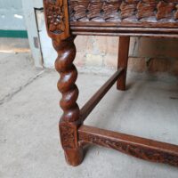 Antiker Barock Armlehner – Bild 6