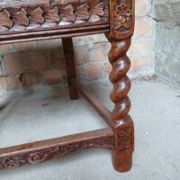 Antiker Barock Armlehner – Bild 7