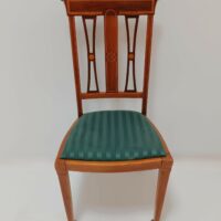 Nussbaum Jugendstil Stuhl – Bild 2