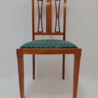 Nussbaum Jugendstil Stuhl – Bild 3