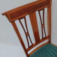 Nussbaum Jugendstil Stuhl – Bild 4