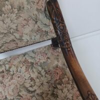Antiker Barock Sessel Eiche – Bild 6