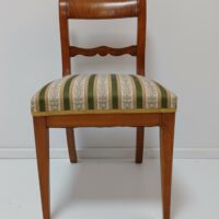 Antiker Biedermeier Stuhl Kirsche – Bild 2