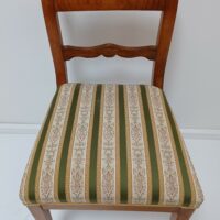 Antiker Biedermeier Stuhl Kirsche – Bild 3