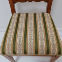 Antiker Biedermeier Stuhl Kirsche – Bild 4