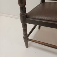 Antiker Armlehner Eiche – Bild 4