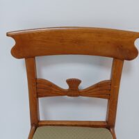Antike Biedermeier Stühle Nussbaum – Bild 3