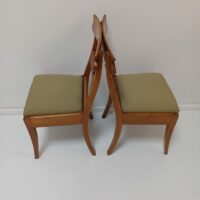 Antike Biedermeier Stühle Nussbaum – Bild 6