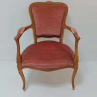 Antiker Louis-Philippe Armlehnsessel – Bild 2