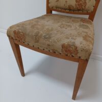 Antiker Biedermeier Stuhl Nussbaum – Bild 5