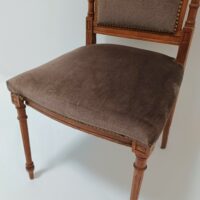 Antiker Louis-Seize Stuhl – Bild 4