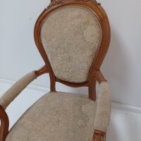 Antiker Sessel Kirsche – Bild 3