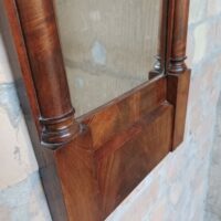 Schöner Biedermeier Spiegel Mahagoni – Bild 4