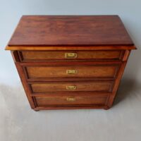 Antike Biedermeier Kommode Mahagoni – Bild 2