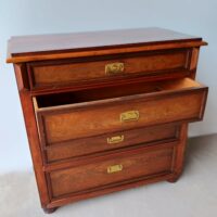 Antike Biedermeier Kommode Mahagoni – Bild 3