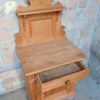 Antiker Gründerzeit Beistellschrank – Bild 3