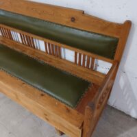 Jugendstil Sitzbank Eiche – Bild 3
