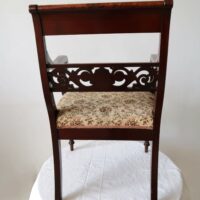 Antiker Armlehner Biedermeier – Bild 5
