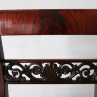 Antiker Armlehner Biedermeier – Bild 8