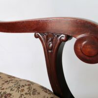 Antiker Armlehner Biedermeier – Bild 7