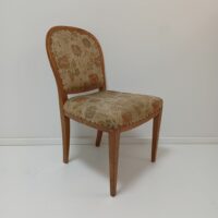 Antiker Biedermeier Stuhl Nussbaum