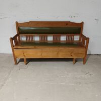 Jugendstil Sitzbank Eiche