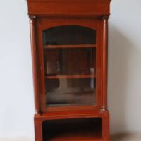 Gründerzeit Mahagoni Vitrine