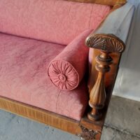 Antikes Biedermeier Sofa Mahagoni – Bild 4