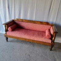 Antikes Biedermeier Sofa Mahagoni – Bild 2