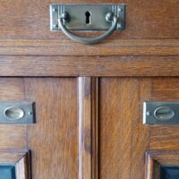 Jugendstil Vitrinenschrank – Bild 5