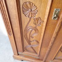 Jugendstil Vitrinenschrank – Bild 9