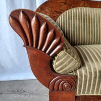 Antike Biedermeier Couch – Bild 3