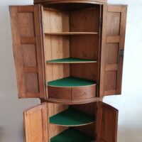 Antiker Eiche Eckschrank – Bild 2
