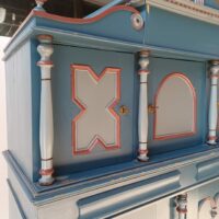Seltener Biedermeier Hutschrank – Bild 2