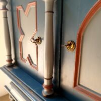 Seltener Biedermeier Hutschrank – Bild 5