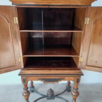 Antiker Biedermeier Salonschrank – Bild 3