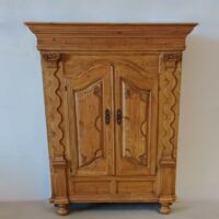 Antiker Barock Schrank Kiefer