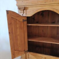 Antiker Barock Schrank Kiefer – Bild 3