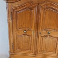 Antiker Barock Schrank Nussbaum – Bild 2